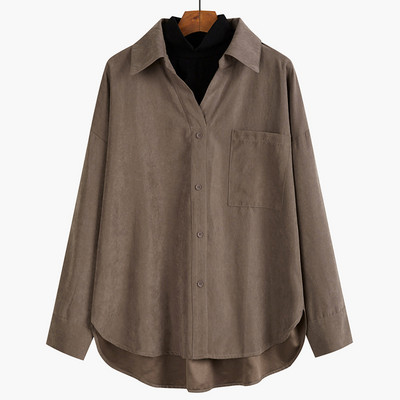 Casual γυναικείο πουκάμισο με τσέπη