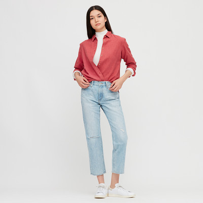 Női alkalmi ing gombokkal és klasszikus gallérral több színben