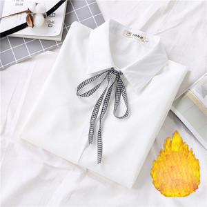 Modern női ing fehér szalaggal