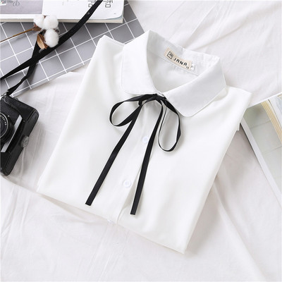 Modern női ing fehér szalaggal