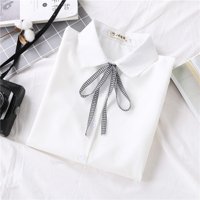 Modern női ing fehér szalaggal