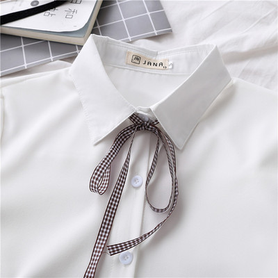 Modern női ing fehér szalaggal