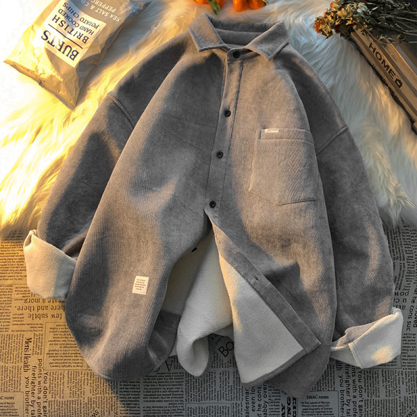 Paks sooja voodriga sügis-talvine särk