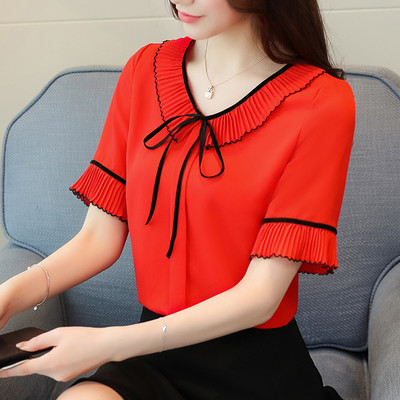 Kaasaegne naiste särk lindiga ja lokkidega - mitu mudelit