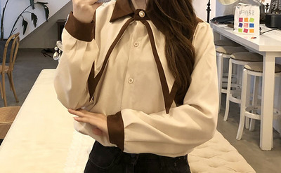 Moodne pikkade varrukatega naiste särk