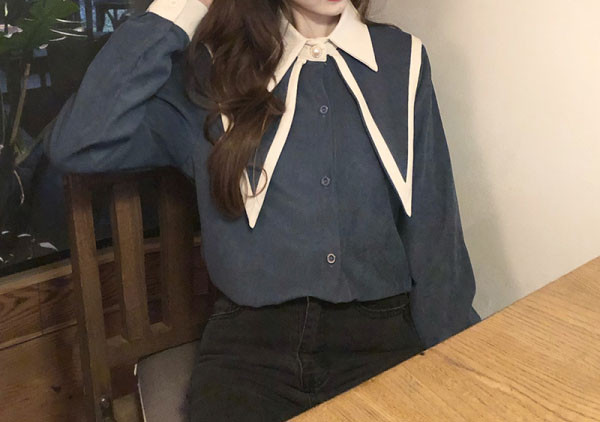 Moodne pikkade varrukatega naiste särk