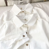 Női ing klasszikus modell fehér színben