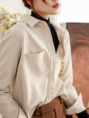 Naiste talvesärk klassikalise kraega - ühevärviline mudel