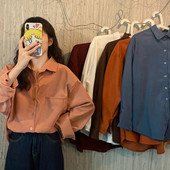 Alkalmi női ing-retro stílusú zsebbel