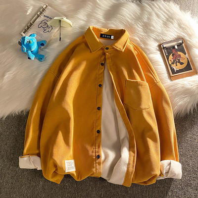 Casual γυναικείο πουκάμισο με έμβλημα και τσέπη