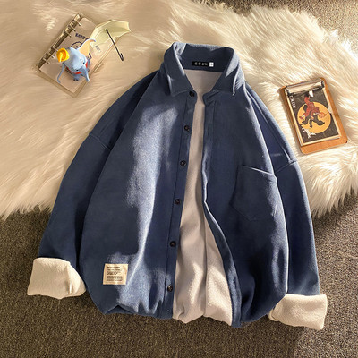 Casual γυναικείο πουκάμισο με έμβλημα και τσέπη