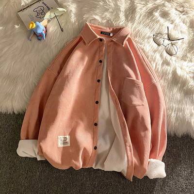 Casual γυναικείο πουκάμισο με έμβλημα και τσέπη