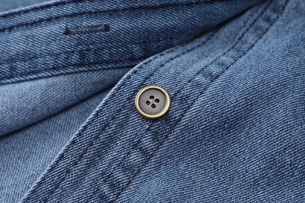 Naiste teksasärk-retro stiilis taskutega