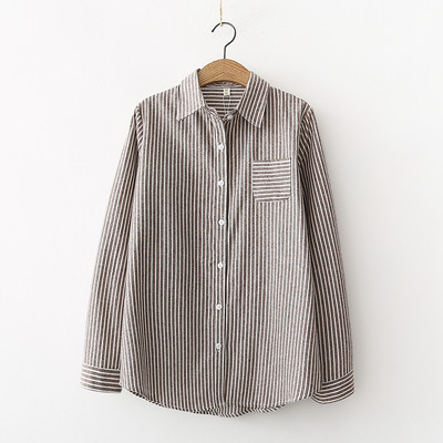 Kevadine naiste särgi laia triibuline mudel