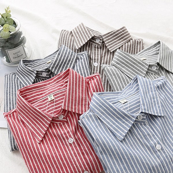 Kevadine naiste särgi laia triibuline mudel