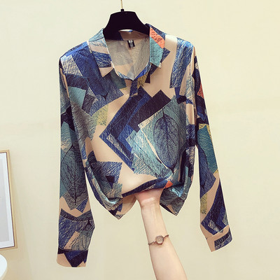 Új modell tavaszi-őszi ing színes mintával