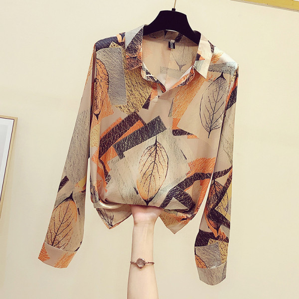 Új modell tavaszi-őszi ing színes mintával