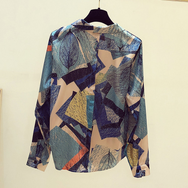 Új modell tavaszi-őszi ing színes mintával