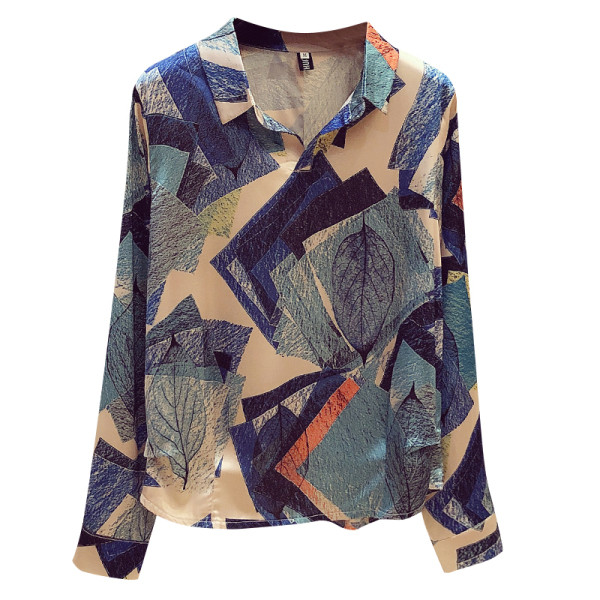 Új modell tavaszi-őszi ing színes mintával