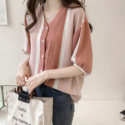 Női ing 3/4-es ujjal és gumírozással