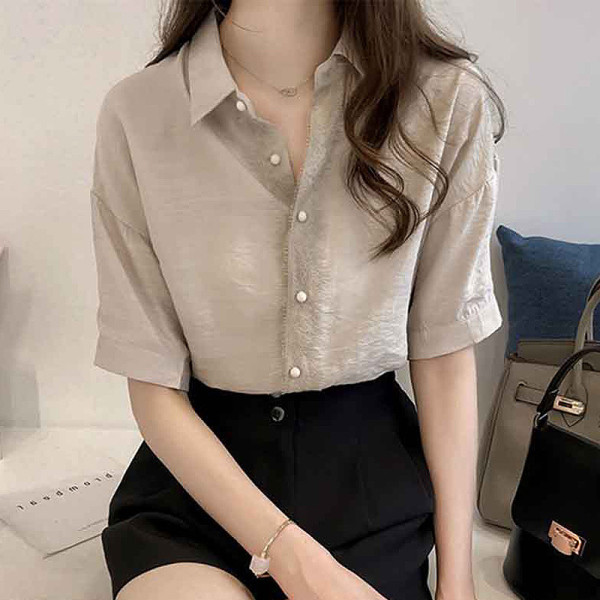 Női ing 3/4-es ujjal és csipkével