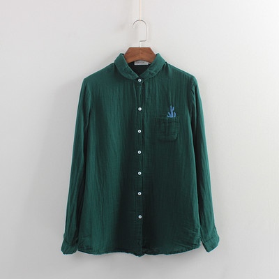 Női ing mentes minta hímzéssel