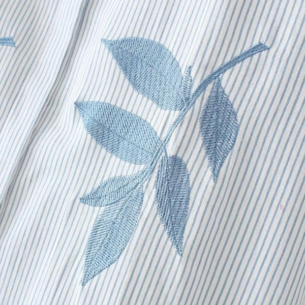 Ежедневна дамска риза с къси ръкави и копчета