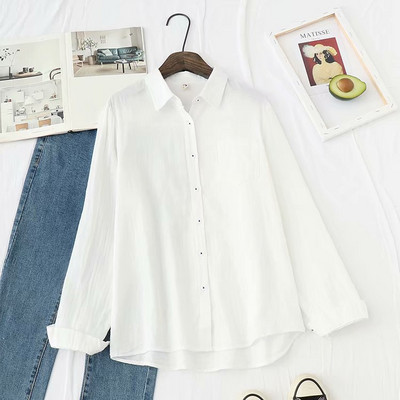 Modern női ing gallérral és hímzéssel - több modell