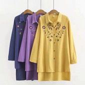 Tikandite ja klassikalise kraega naiste särk