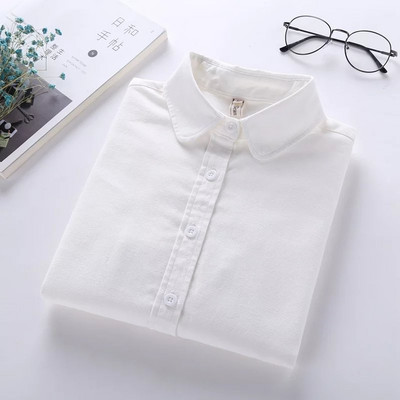 Új modell alkalmi női ing hímzéssel és klasszikus gallérral