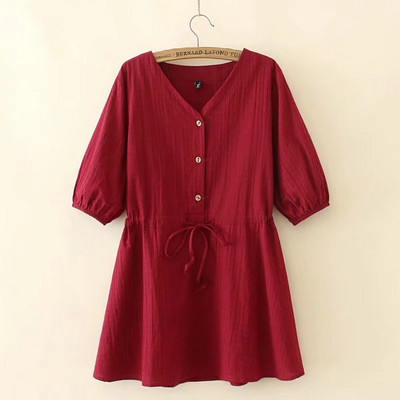 Új modell női ing fűzős és 3/4-es ujjú