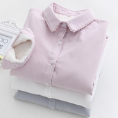 Uue mudeli klassikalise krae ja tikandiga särk naistele