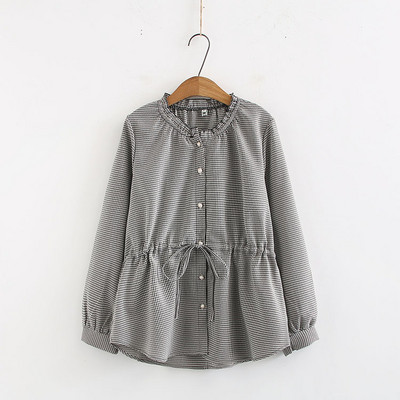 Női alkalmi ing gombokkal és nyakkendőkkel három színben