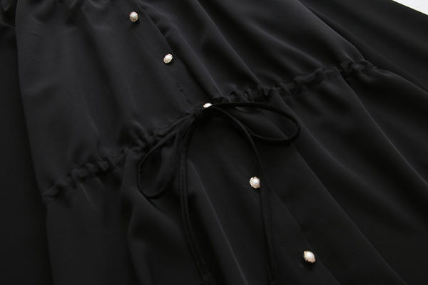 Női alkalmi ing gombokkal és nyakkendőkkel három színben