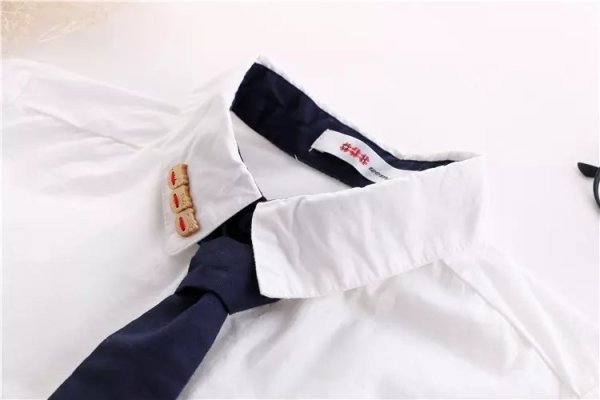 Naujo modelio moteriški marškiniai su klasikine apykakle ir kaklaraiščiu