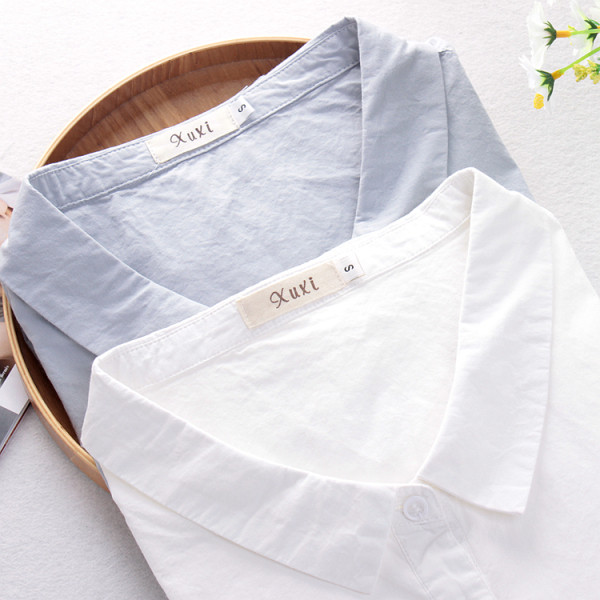 Naiste vabaaja särk ebastandardse kraega