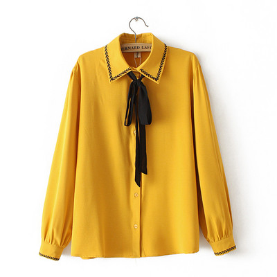 Naiste särk mitmes värvitoonis paela ja kraega