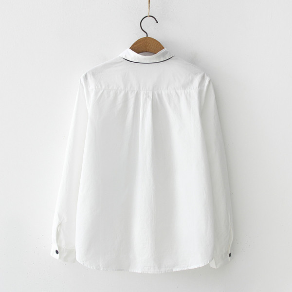 Alkalmi női ing klasszikus gallérral, nyakkendővel