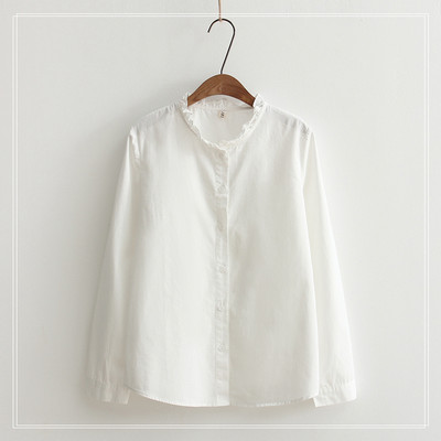 Női alkalmi ing gombokkal és fürtökkel