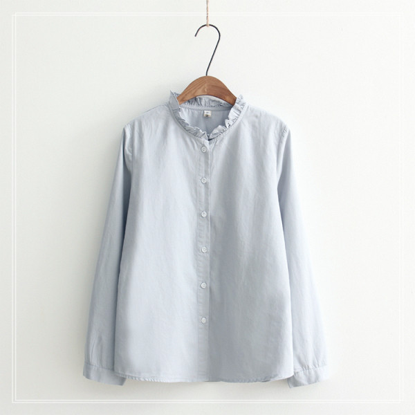 Női alkalmi ing gombokkal és fürtökkel