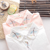 Női alkalmi ing hímzéssel