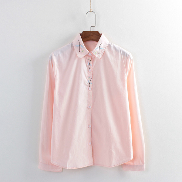 Női alkalmi ing hímzéssel