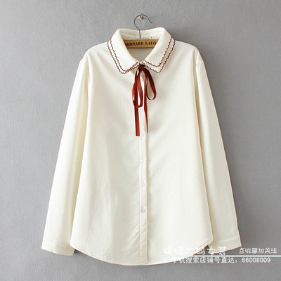 Női alkalmi ing szalaggal és gombokkal több színben