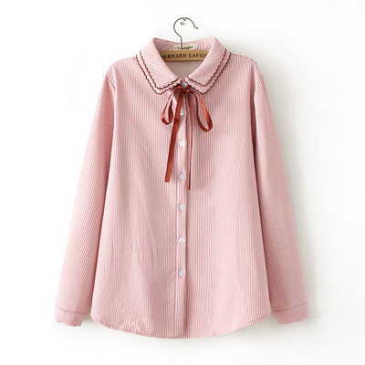 Női alkalmi ing szalaggal és gombokkal több színben