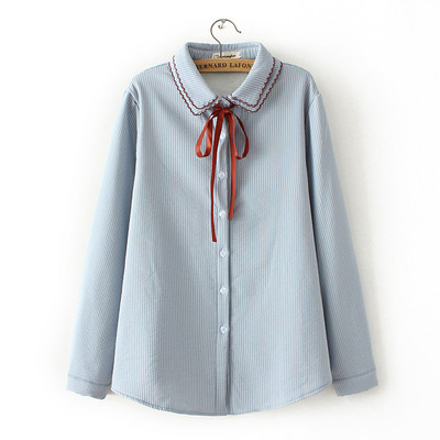 Női alkalmi ing szalaggal és gombokkal több színben