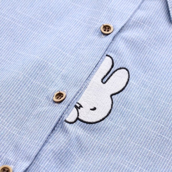 Moderna ženska košulja - s vezom i klasičnim ovratnikom