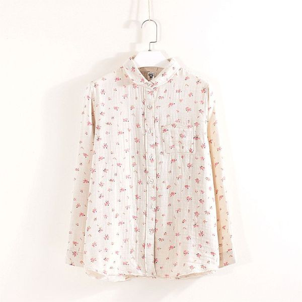 Virágmintás női alkalmi ing