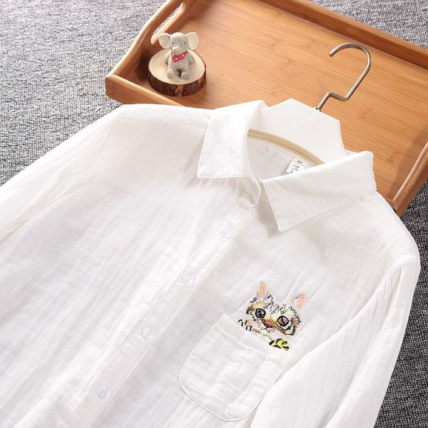 Pamut ing zsebbel és hímzéssel