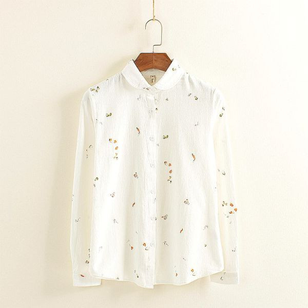 Női pamut ing színes nyomattal