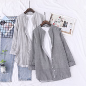 Ruuduline puuvillase särgi lai mudel